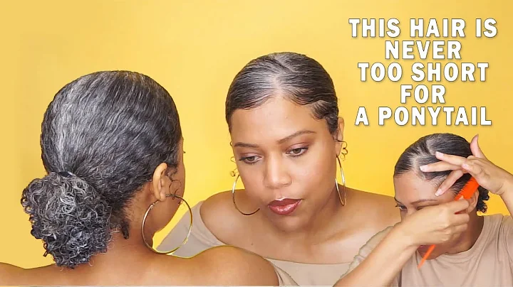 NO YOUR HAIR IS NOT TOO SHORT FOR A PONYTAIL!Slick...