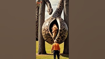 rescue camel from giant python #animals #funny #camel #shorts