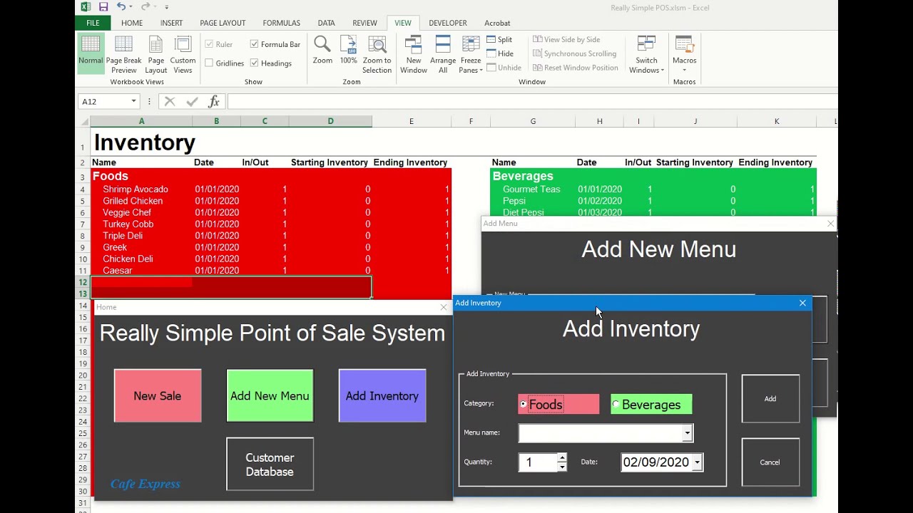 point of sale system excel point of sale system excel