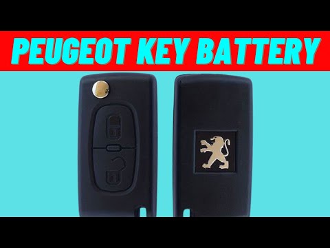 Peugeot Key Battery Replacement 1007 207 307 407 208 308 CR1620