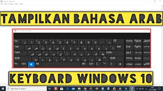 Cara Menampilkan Bahasa Arab Di Keyboard Laptop / Pc Windows 10 screenshot 3