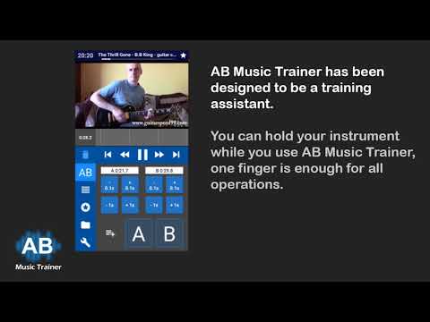 AB Music Trainer is an audio video player that lets you work on your favorite songs with AB loops