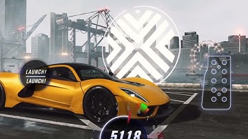 Venom F5 Roadster Gold Star Shift and Tune CSR2