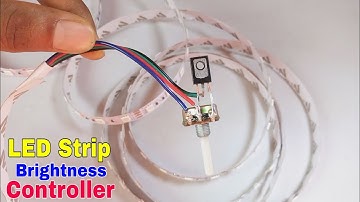 LED strip brightness controller circuit using D882 transistor ⚡