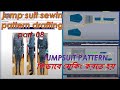 Jump suit dress making part-08 // jeans party wear // dangree dress for woman