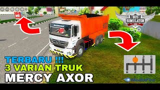 TRUK MERCY AXOR || FULL ANIM || Mod Bussid Terbaru