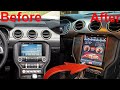 Ford mustang radio upgrade 20152018 2019 2020 2021 2022 android stereo replacement how to install