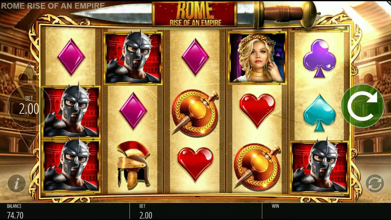 lớp học ám Rome: Rise of an Empire 96.64% RTP slot by Blueprint Gaming- Uprising and Urn riches Features