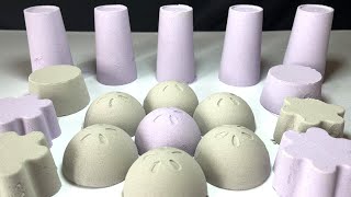 Satisfying Video I ASMR Baking Soda I Soft violet and grey
