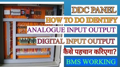 BMS PANEL MAI ANALOGUE INPUT OUTPUT OR DIGITAL INPUT OUTPUT KA PAHCHAN KAISE KARNA HAI . AI DI AO DO
