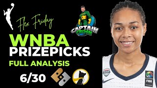 PrizePicks WNBA Player Props 6/30 Flex Friday #prizepicks #prizepickstoday