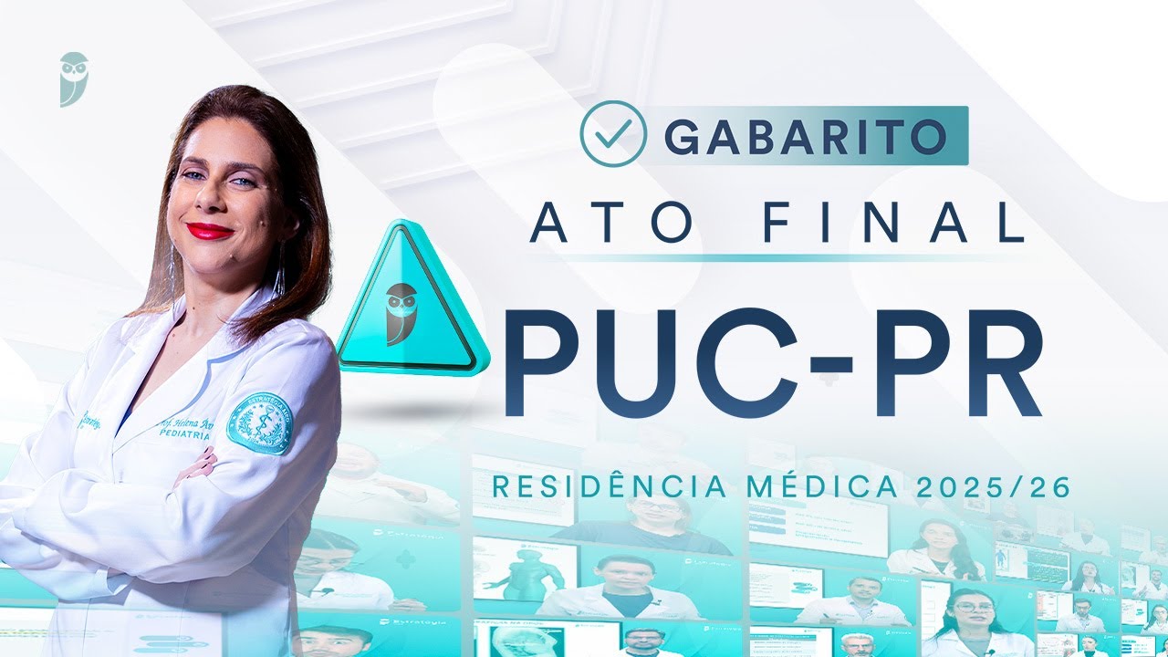 Correção e Gabarito PUC-PR Residência Médica 2025/26
