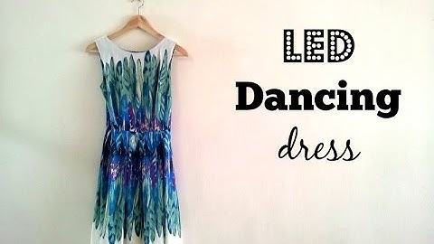 LilyPad Arduino LED Dance Dress