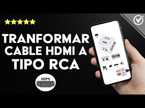 ¿Cómo transformar un CABLE HDMI a tipo RCA manualmente? - Materiales y proceso