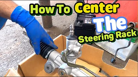 How to center Steering Rack and pinion for any car