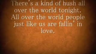 Herman&#39;s Hermits -There&#39;s A Kind Of Hush Lyrics