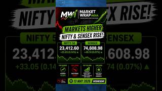 Stock Market Today 🔥 Nifty & Sensex End Higher | Vedanta ↑ | Market Wrap India | 13 May 2026 #shorts