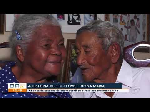 Casados há mais de 7 décadas, idoso de 104 anos e mulher de 94 têm 5 filhos, 18 netos