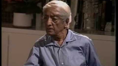 J. Krishnamurti - Ojai 1982 - Discussion with Scientists 1 - Roots of psychological disorder