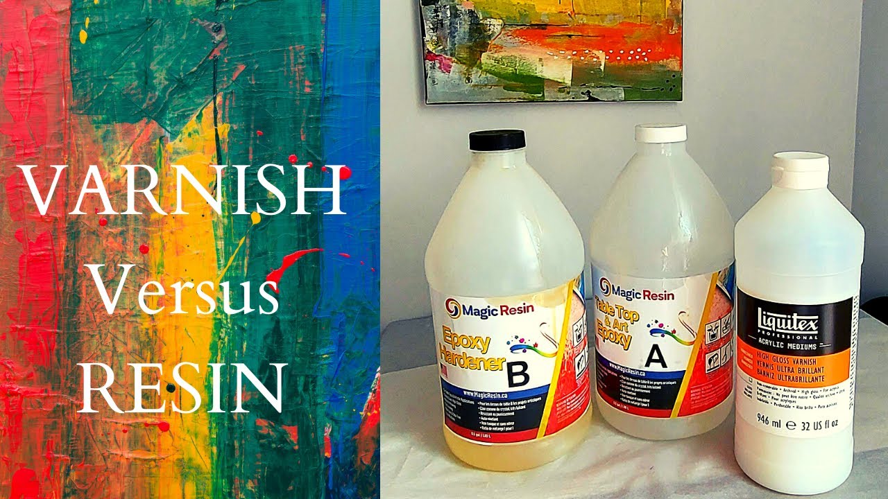Resin Versus Varnish. While This Varnish Is Meant For Acrylics Some Claim  It Is As Good As Resin! - Youtube