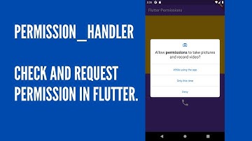 How to request permission in flutter | Ask permission in flutter | Permission_Handler