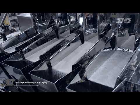 Letamp Full Automatic Weighing 4 Heads Linear Scale Small  Packaging Machine for Sugar/Salt