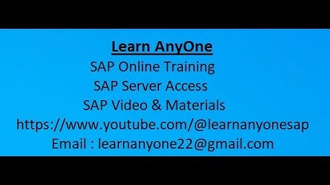 SAP-ECC/R3 Generic Data Extraction For BWHANA Real Time Online Training