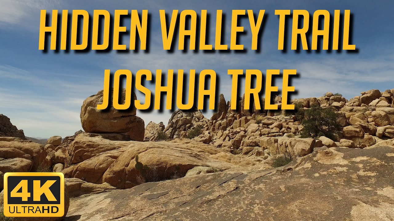 Is this the BEST HIKE in JOSHUA TREE? Hidden Valley Trail - National Park Virtual Hike in 4K HD