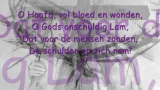 Video thumbnail of "O Hoofd vol bloed en wonden"