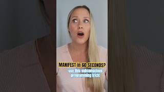 Rewire Your Subconscious in 60 seconds?  |  THIS Will Make You Manifest Fast! #manifestation #shorts