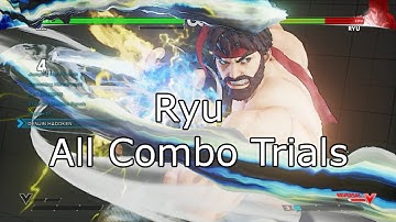 Street Fighter V - Ryu Combo Trials (Challenge Mode)