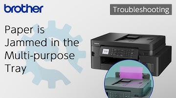 Paper is Jammed in the Multi-purpose Tray [Brother Global Support]