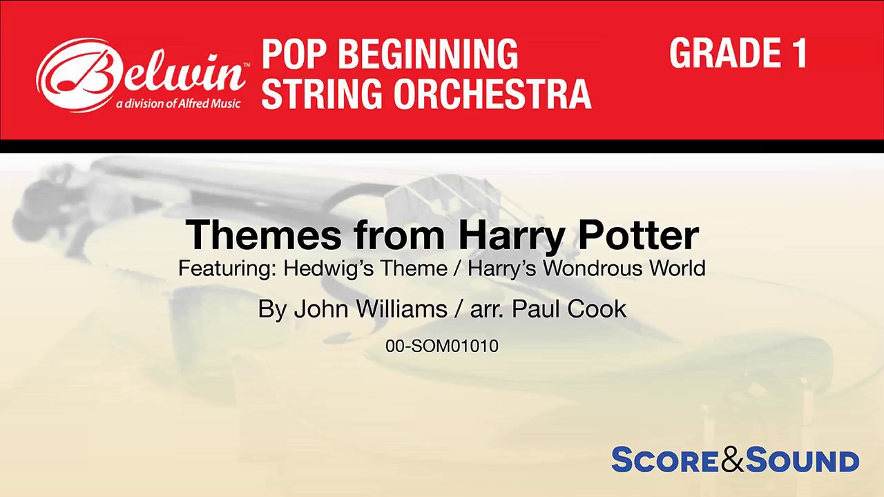 Themes from Harry Potter, arr. Paul Cook – Score & Sound - YouTube