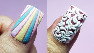 Como hacer TEXTURAS en  uñas - efecto azúcar y efecto sand