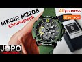 Megir 2208 military chronograph watchmegir watch reviewsubtitles