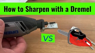 How to Sharpen a Chainsaw using the Dremel Sharpening Kit [Quick and Easy]