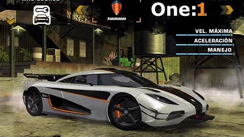 Koenigsegg One Need for Speed™ Most Wanted