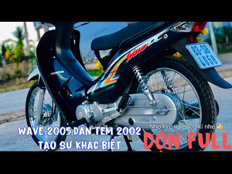 Video WAVE ALPHA 2005 DỌN FULL,Đi Tem 2002/HONDATAYGA CẢNH - youtube