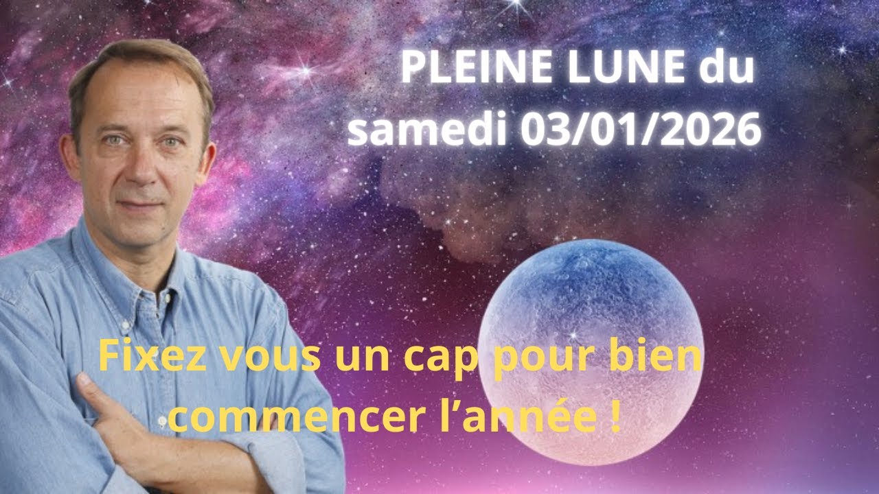 Pleine lune du samedi 3 janvier 2026