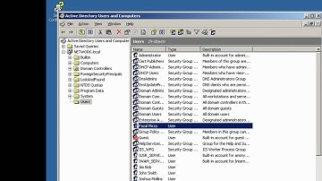 Creating User Accounts - Windows Server 2003 R2