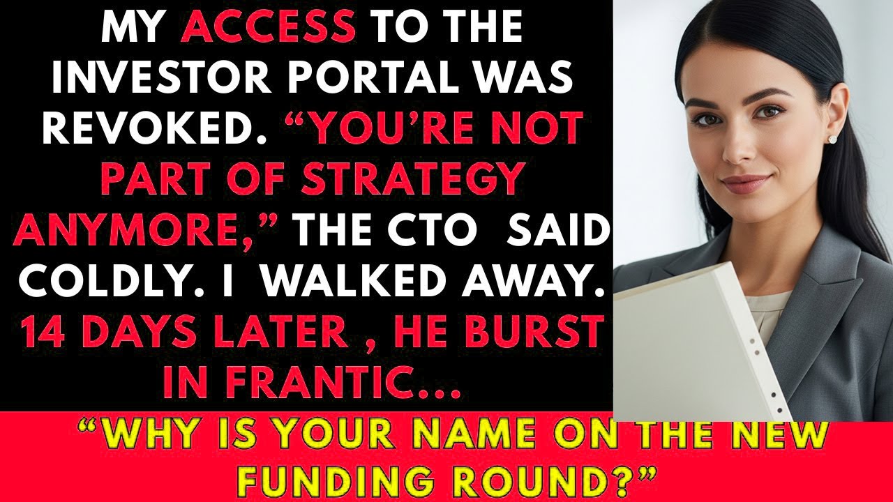 CTO revoked my portal access....I could not let that go unanswered...-  Revenge Story