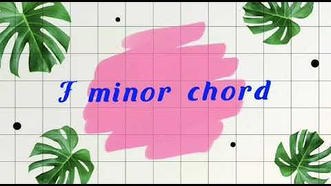 How to play the F Minor ukulele Chord