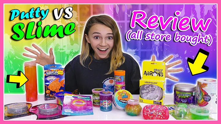 STORE MADE PUTTY VS SLIME REVIEW | Which Ones Are ...
