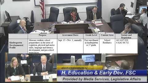 Kindergarten Data Profile: Alaska Department of Education Data Mining