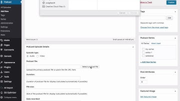Publishing your first podcast episode using Seriously Simple Podcasting on Castos hosting platform