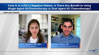 Single or Dual Agent IO/Chemotherapy for PD-L1 Negative NSCLC