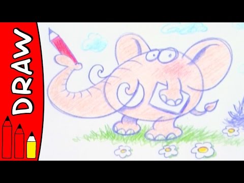 How To Draw An Elephant | Art Ideas For Kids | Øistein Kristiansen