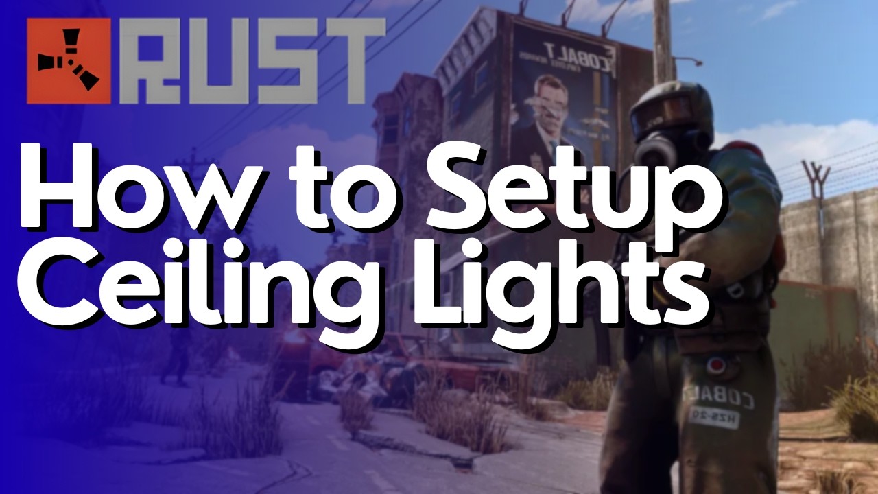 Rust Stop Light How to Setup Ceiling Lights in Rust - YouTube