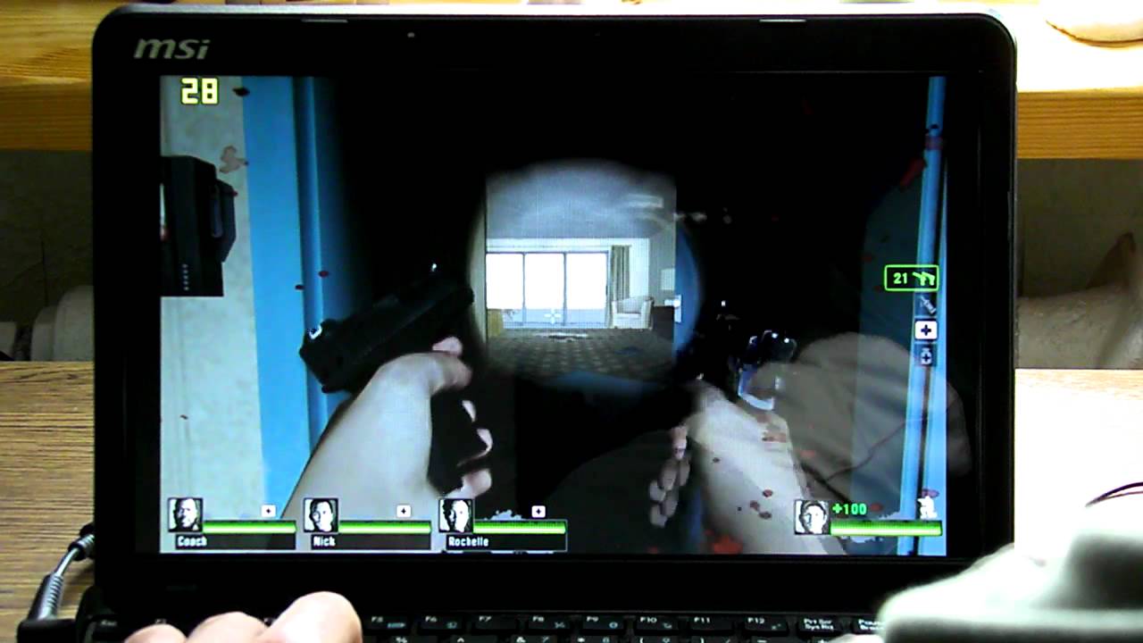 Left 4 Dead 2 on MSI u270 with AMD E-350