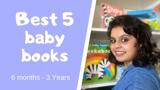 Top 5 Baby Books | Best Baby Books for infants to toddlers 6 month to 3year old | Mommy Tales India